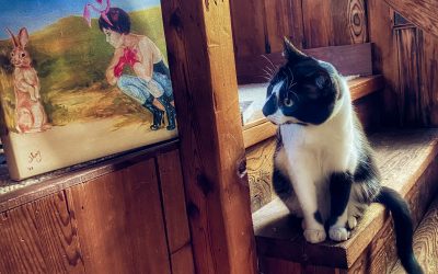 Monkey Appreciates Art