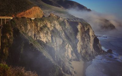 {podcast} Big Sur, April 2003. Fabienne The Healer. Energy Vortices. Lynne, The Dream Girl At The Nepenthe Gift Shop.